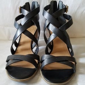 Franco Sarto Strappy Leather Sandals